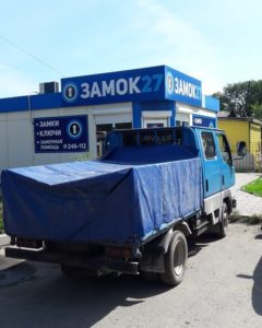 На Mitsubishi Canter 1996 года выпуска заклинил замок зажигания