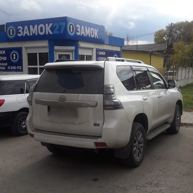 Toyota Land Cruiser Prado 150 / Тойота Лэнд Крузер Прадо 150 кузов запрограммировали второй смарт ключ и изготовили механический ключ