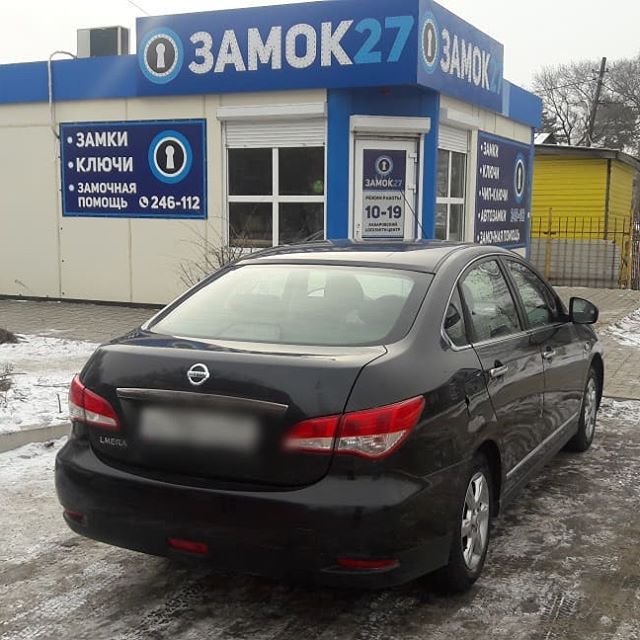 Nissan Almera механический ключ под чип