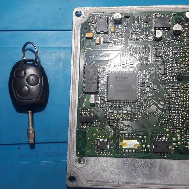 Ford Fiesta адаптация контрактного блока ECU