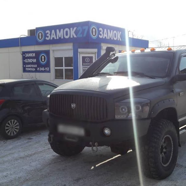 Dodge Ram ключ под чип на автоматическом станке