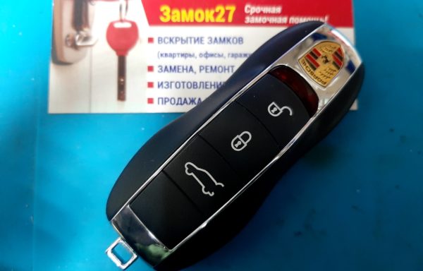 Ключ для Porsche Cayenne 2010-2017, 434 Mhz, без Keyless Gо
