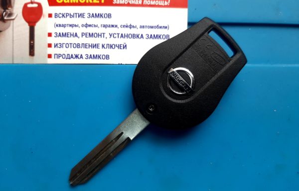 Ключ для Nissan Juke 2010-2014, Cube 2009-, NP300 2010-, Tiida 2015-, PCF7936